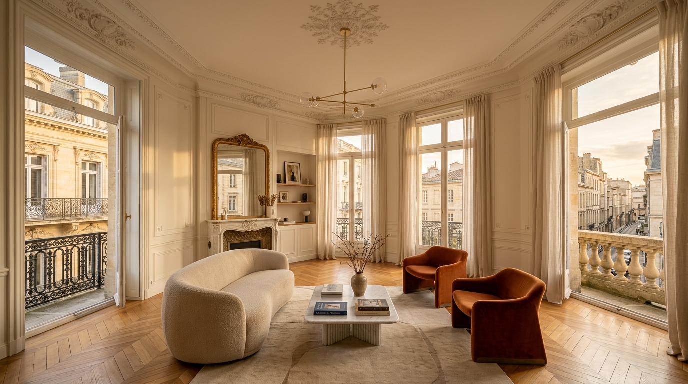 Luxury Haussmannian Bordeaux Architecture